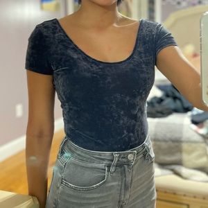American eagle navy blue bodysuit